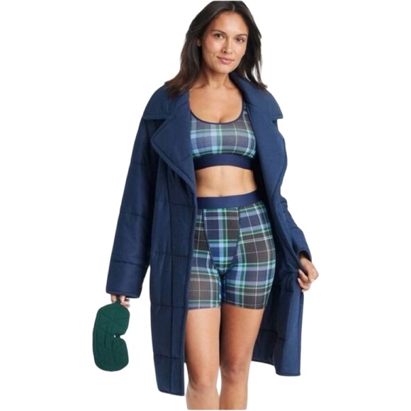 Midnight Quilted Cocoon Robe by Auden - Picture 5 of 10